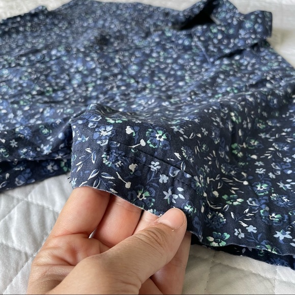 Men Short Sleeve Button Down Shirt Size Large - Picture 5 of 8